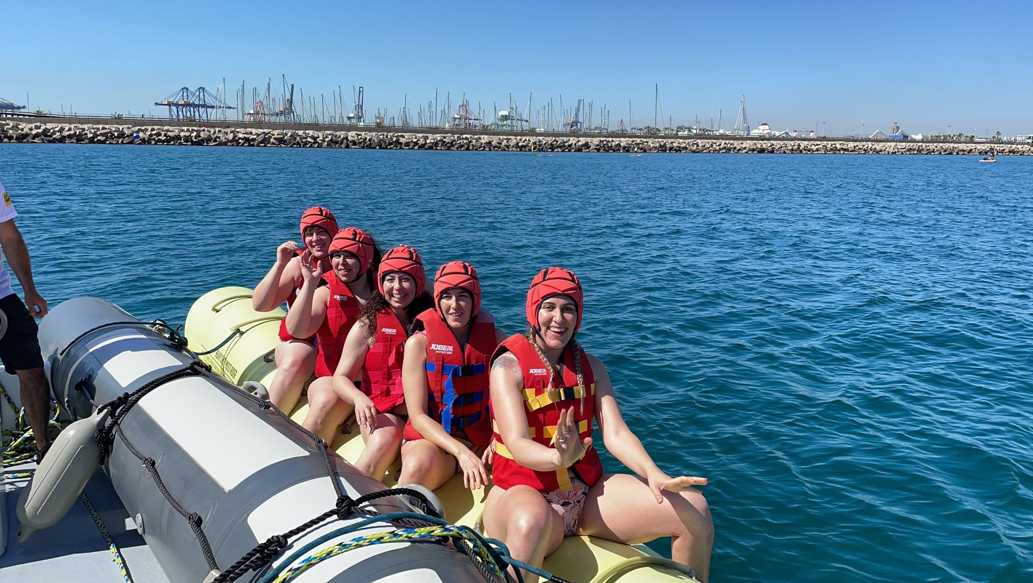 Diversión a tope - Banana Boat en Valencia