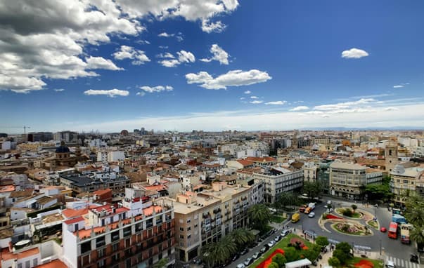 Die 10 schönsten Plätze Valencias mit Panoramablick