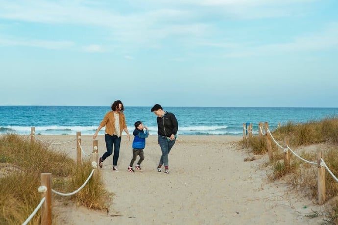 playa-niños